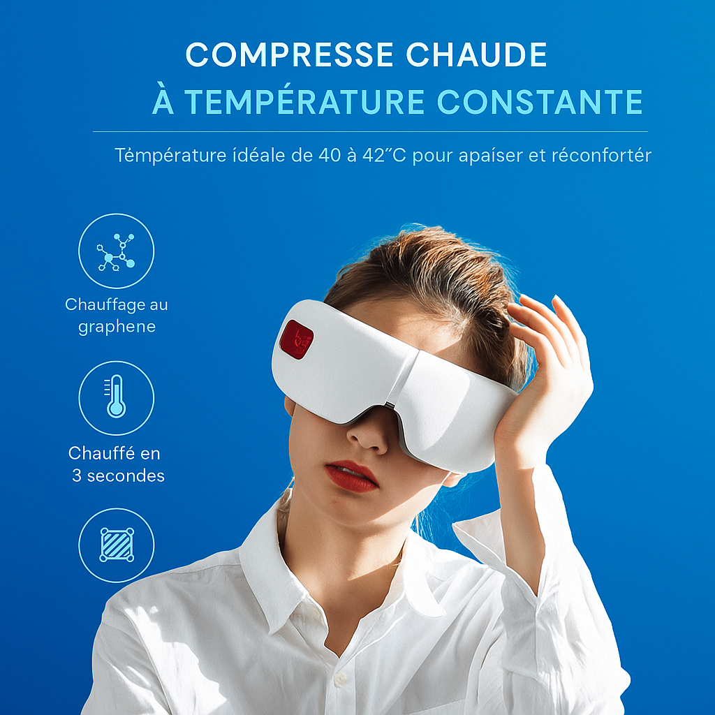 DreamCloud® Masque de Relaxation Massage Bluetooth