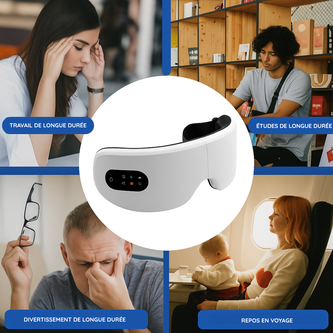 DreamCloud® Masque de Relaxation Massage Bluetooth