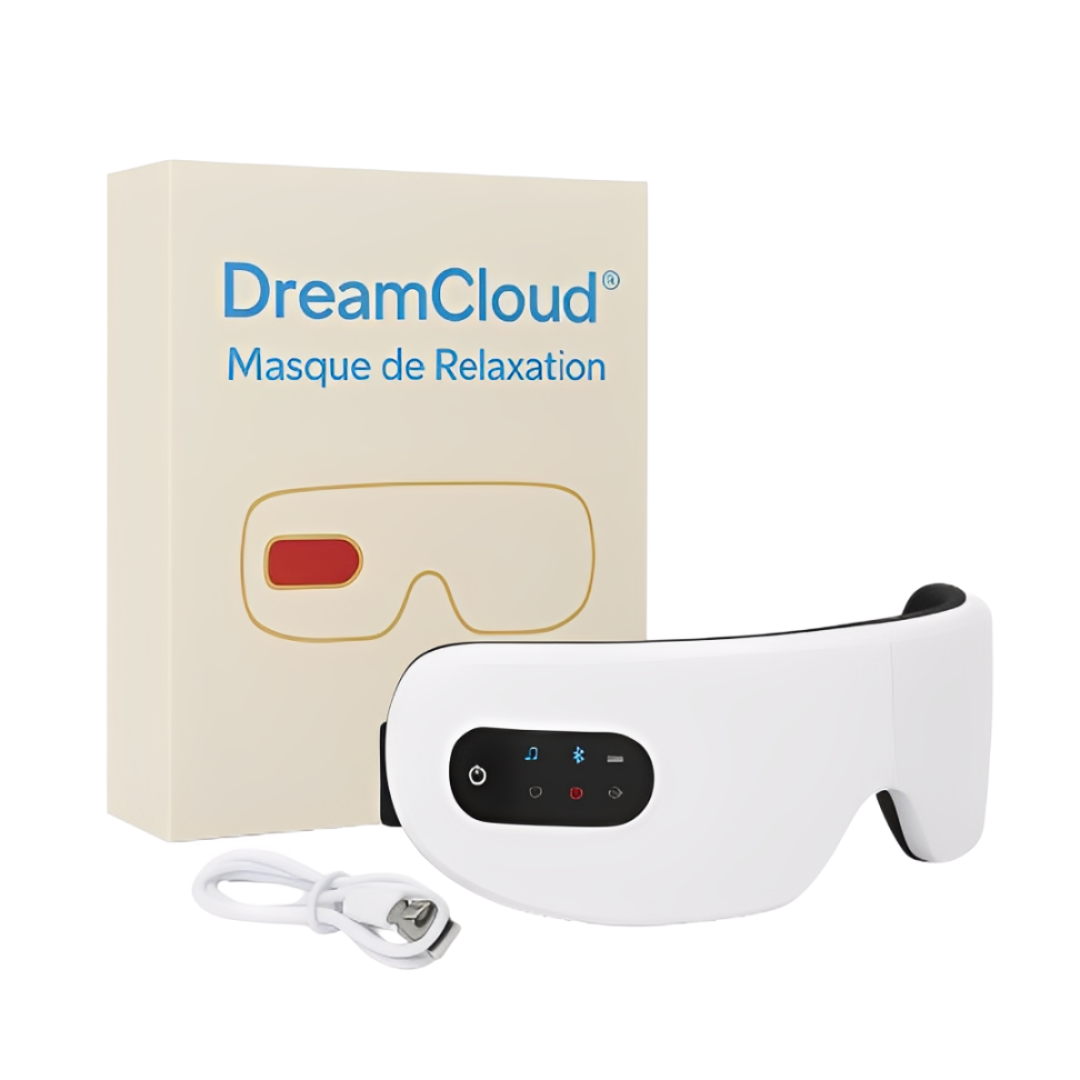 DreamCloud® Masque de Relaxation Massage Bluetooth