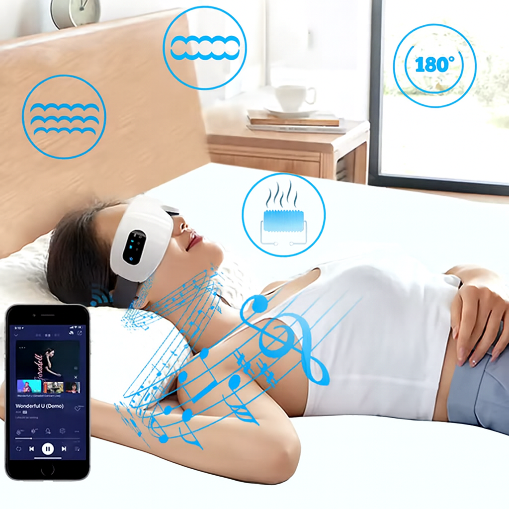 DreamCloud® Masque de Relaxation Massage Bluetooth